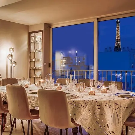 Apartment Penthouse Trocadero Paris